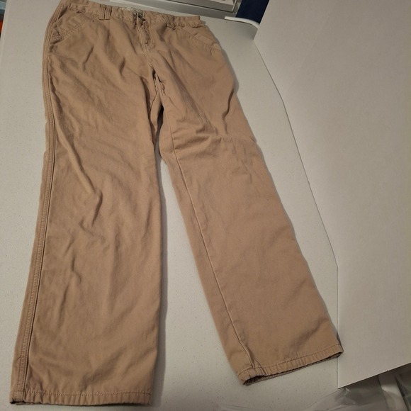 Natural Reflections Pants - Natural Reflections Women's Khaki Twill‎ Utility Pants Size 8
